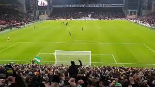 Celtic Fans in Copenhagen | Tsunami at halftime