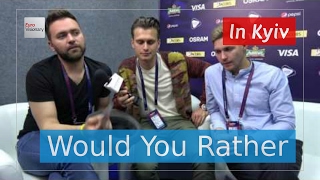 A Game Of Would You Rather With The Hosts Of The 2017 Eurovision Song Contest