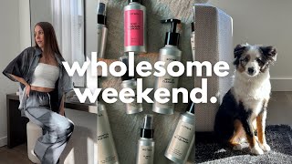 WEEKEND VLOG | feel good mood, dissh haul, nighttime skincare routine & Grey’s 6mo old!