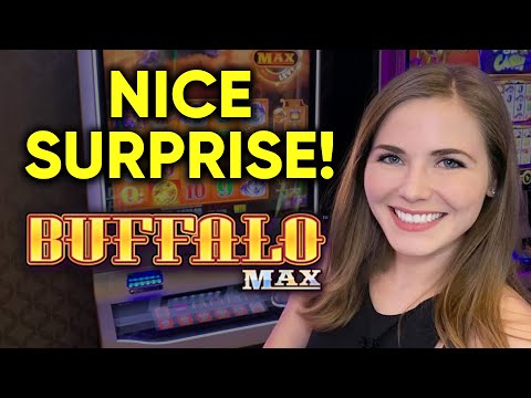 SURPRISE COMEBACK! Buffalo Max Slot Machine! BONUS!