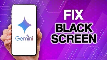 How To Fix And Solve Google Gemini Ai App Black Screen Problem
