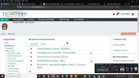 Copy and Paste Course URL - Moodle for Instructors