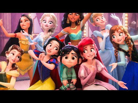Wreck It Ralph 2 Baby Moana Frozen Disney Princesses Buzztube Funny Scenes 18 Best Moments