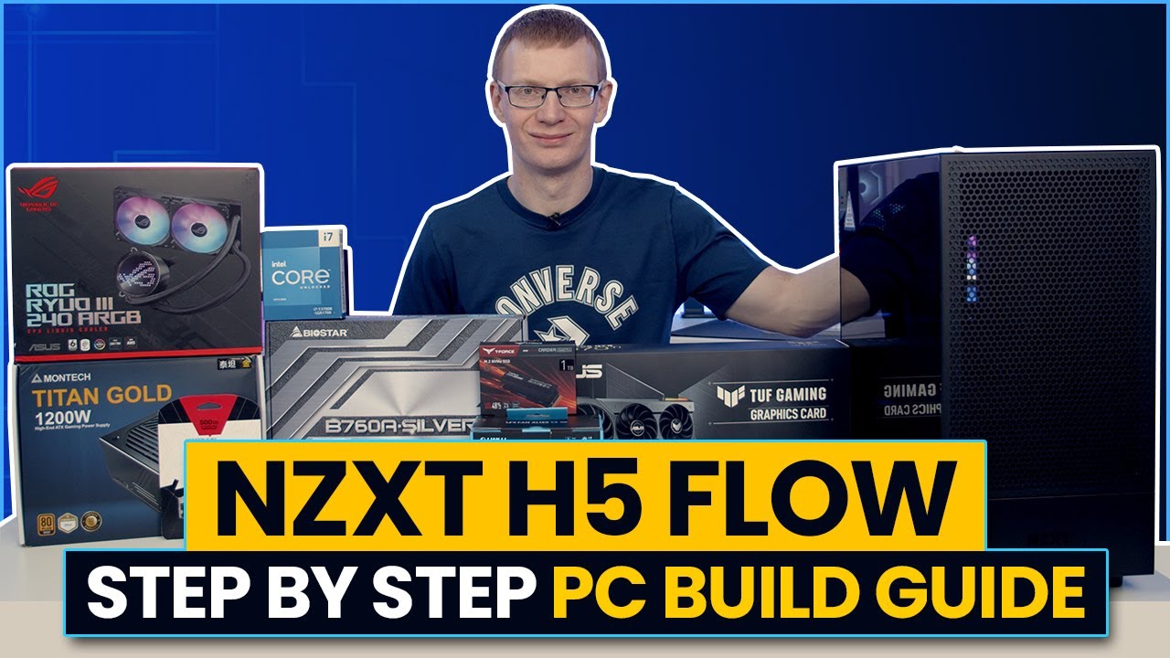 NZXT H5 Flow Build - Step by Step Guide 