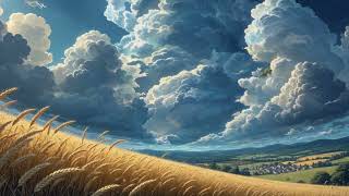Dramatic Voluminous Cumulus Clouds Sky Loop 4K
