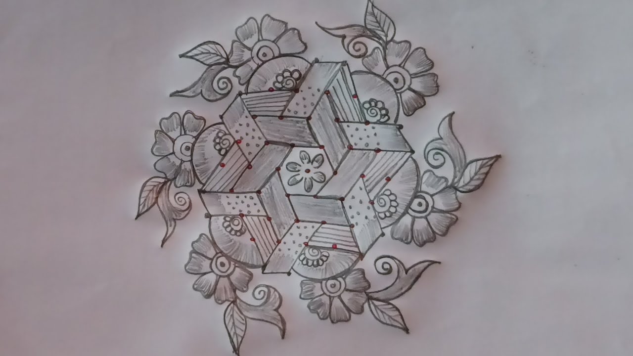 Navaratri special rangolidesignes 🌹🌹 festival unique rangolidesignes🌺🌺 pandagamuggulu🪷🪷 easymuggulu