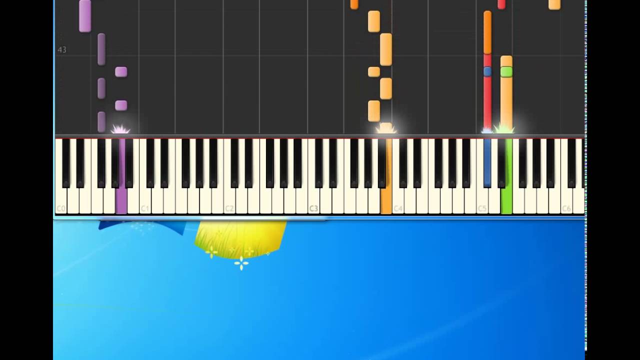 Suzanne Vega Tom's Diner [Piano tutorial by Synthesia] YouTube