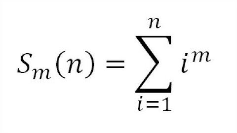 Sum of the first n natural numbers mth power