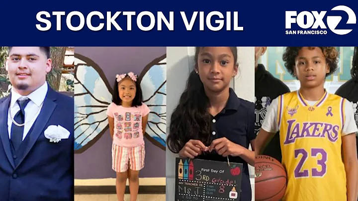 A vigil in Stockton for victims of violent crimes, just days after the deadly shooting that killed 4