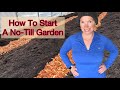 How to start a notill garden with compost and cardboard  zone 8b pnw