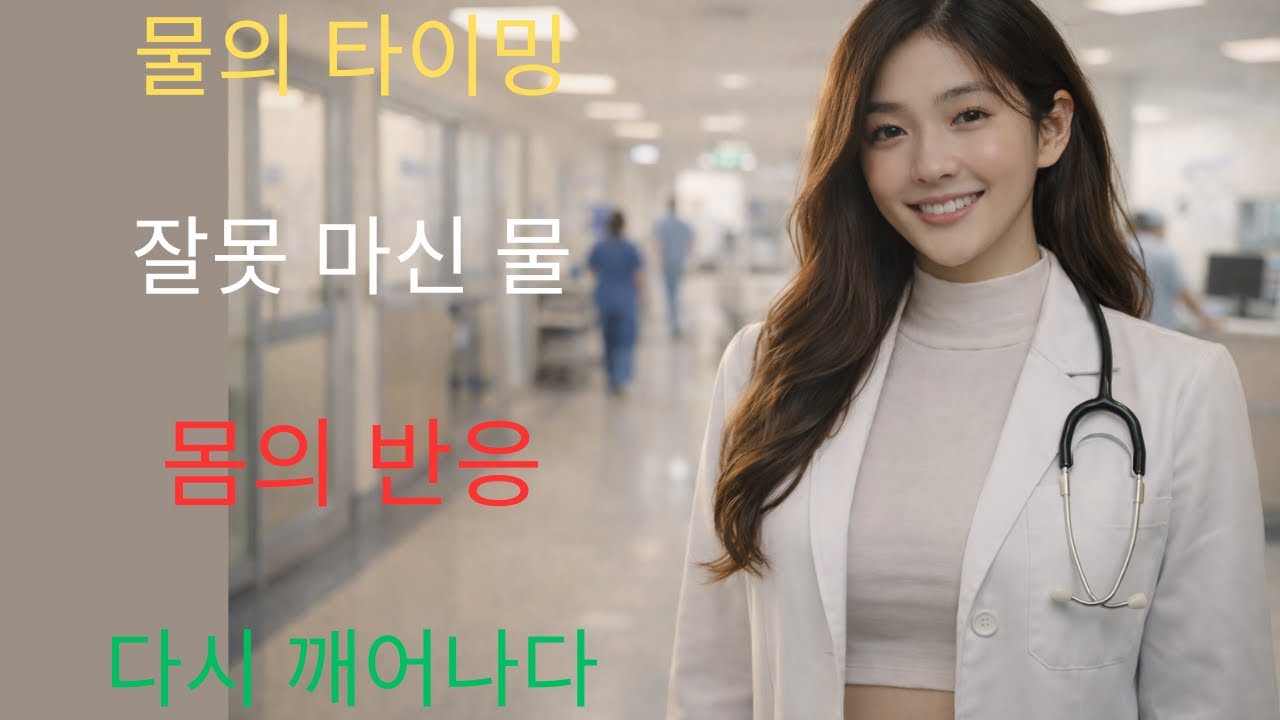 물의 타이밍잘못 마신 물몸의 반응다시 깨어나다