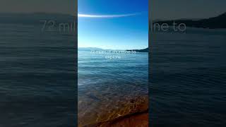 This alpine lake is absolutely insane #laketahoe #nature #stunning