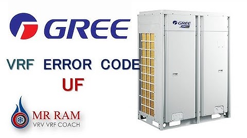 GREE VRF ERROR CODE UF [ ENGLISH ]