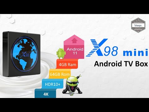 X98 Mini TV Box Android 11 - S905W2 - 4K 2K UHD - 4GB Ram & 64GB Rom - Unboxing