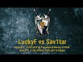 Jebus Cup. LuckyF vs Sav1tar, группа D, игра №2 / by Stinger & HellLighT. Heroes III. Герои 3