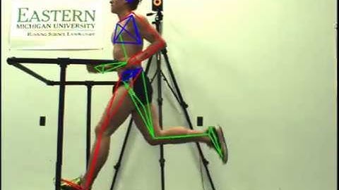 Slow motion running  - side view