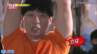 [ENG SUB] Running Man Yoo Jae Suk Loses His Shorts Funny Moment