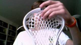 How to String a Topstring on a Lacrosse Head