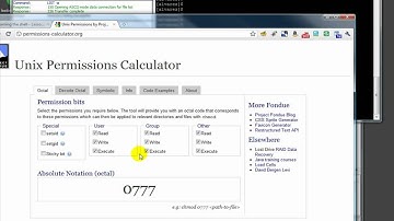 Unix Permissions