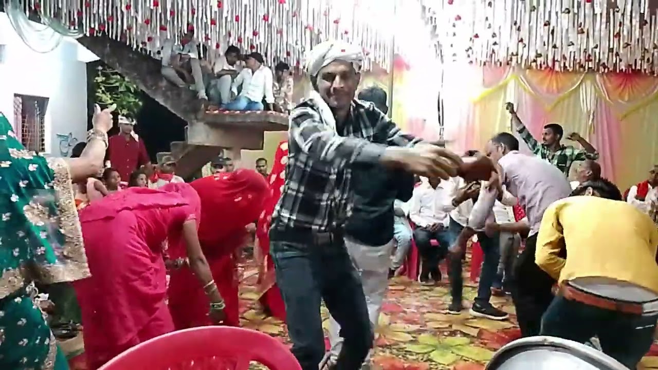 #देवरा और भाभी के 💯साथ डांस बघेलीबैंड बाजा 🥰💖✨