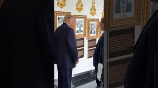 President Trump shows President Xi Joe Biden's autopen