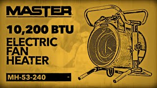 Master® | 10,200 BTU Electric Fan Heater