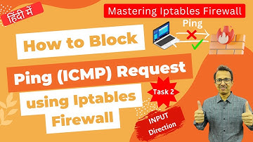 31 How to Block Ping (ICMP) Request using Iptables Firewall | Mastering Iptables Firewall