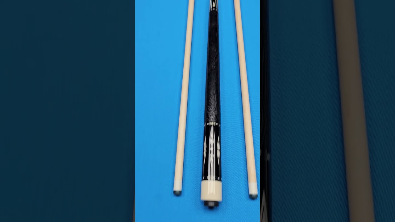 🔵♠️🔵 ARIEL CARMELI CUSTOM CUE 🔵♠️🔵 DOUBLE BLUE VEENERS