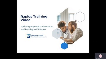 Rapids Video Series 8: Updating Apprentice Information and Generating 671