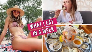 What I Eat In A BUSY Week  |  Entrepreneur, Model & Mom Of 3