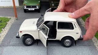 1:18 Lada Niva 1600 '80, cream white - Solido [Unboxing] screenshot 3