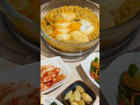 순두부라면✔️ ЧТО СЕГОДНЯ НА ОБЕД , ЛАПША С ПЕЛЬМЕНЯМИ ИЛИ ПРОСТО РАМЕН? #viralshort #ramen