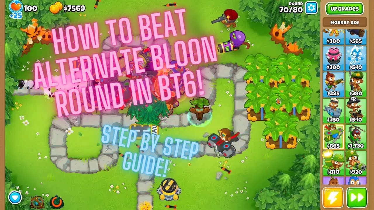 How to beat Alternate Bloons Rounds in Bloons tower defense! Step by ...