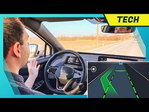 VW Travel Assist mit Spurwechselassistent, Schwarmdaten & neuem Lane Assist im Test, ID.Software 3.0