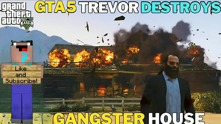 TREVOR DESTROYS MAFIA HOUSE GTAV GAMEPLAY VIDEO PART 4