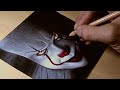 HOW TO DRAW "IT" (PENNYWISE) STEP BY STEP