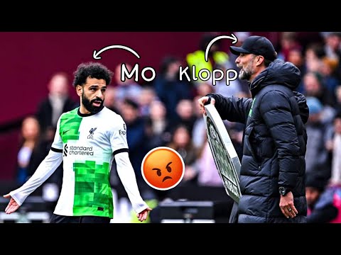 Jurgen Klopp Reaction To Mo Salah Argument😡.