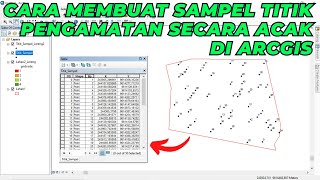 Cara Membuat Sampel Titik Pengamatan Secara Acak di Area Tertentu Menggunakan ArcGIS