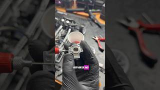 De anodized some uprights for The Bingo RC Spicy RDX #rcdrift #aluminum #purple #howto