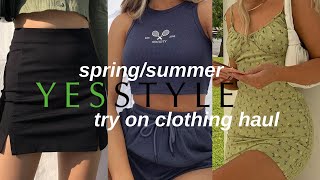 Trendy spring/summer yesstyle try on clothing haul