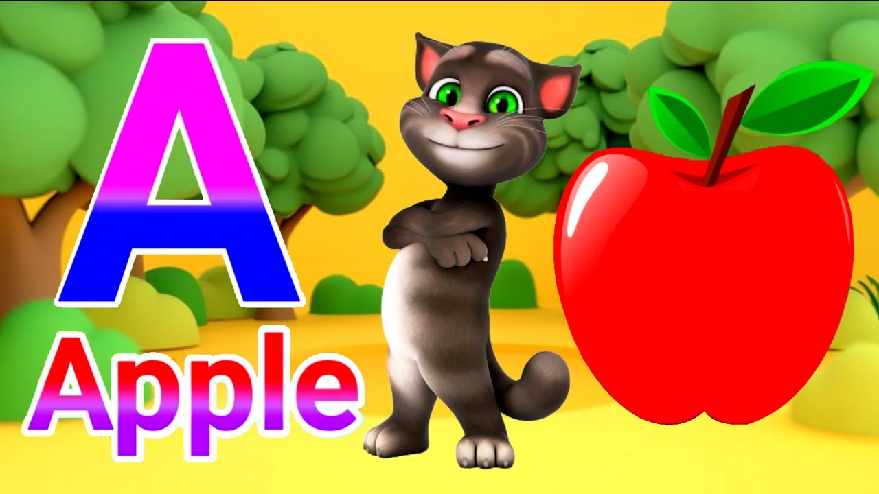 A for Apple B for Ball C for Cat D For Dog Learning Tv Phonics Song A ...