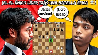 ES EL ÚNICO LIDER TRAS UNA BATALLA ÉPICA! | Nakamura vs. Praggna | (Norway Chess ronda 4).