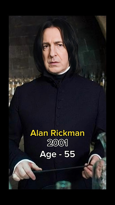 RIP. Alan Richman age transformation ( 2001-2016)#alanrickman