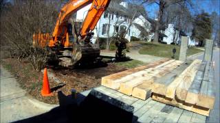 Unloading Mud Mats