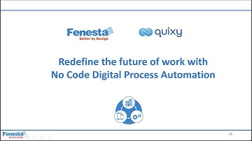 No-Code Digital Process Automation at Fenesta with Quixy