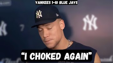 Aaron Judge GETS ANGRY at reporter after loss - Post Game Interview - Yankees vs Blue Jays - Game 1