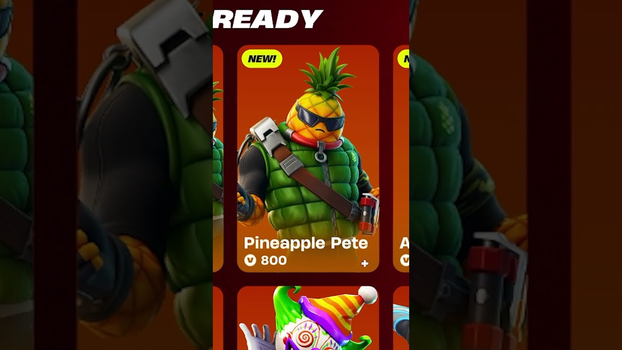 *NEW* Pineapple Pete skin in Fortnite! 