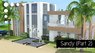 The Sims 3 Speed Build / Sandy (Part Two) / Renovating Sunlit Tides (No CC)