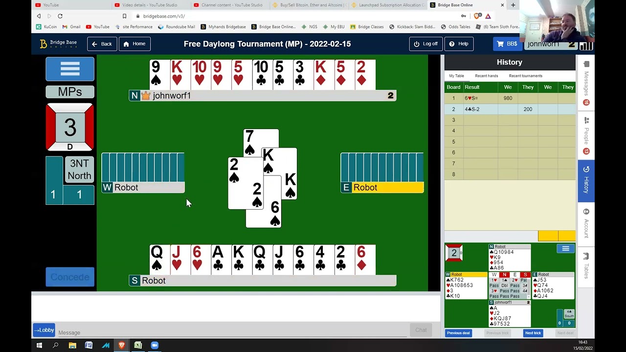 Free Daylong Tournament 15th February 2022