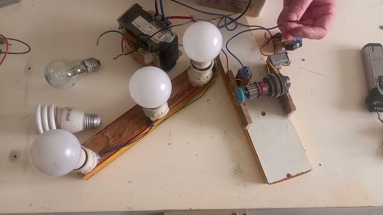 توليد كهرباء قوية  ٢٢٠ فولت  من مسنن  مثقب